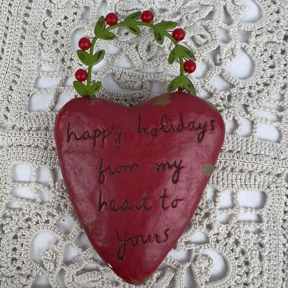 Dept 56 Sandra Magsamen Holiday Heart Ornament Whimsical Christmas Gift With Box - Picture 4 of 10